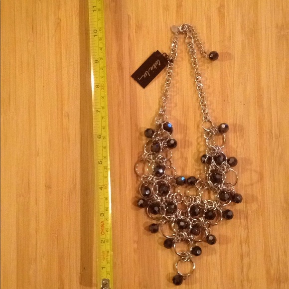 Cookie Lee Faceted  Glass Necklace - Picture 4 of 4